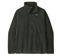 Patagonia - Pile caldo da uomo - M's Better Sweater 1/4 Zip Old Growth Green per Uomo in Poliestere Riciclato - Taglia XL - Verde