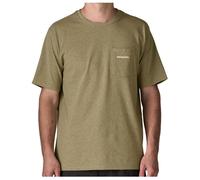 Patagonia - Boardshort Logo Pocket Responsibili-Tee - T-shirt L beige