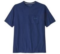 Patagonia - Boardshort Logo Pocket Responsibili-Tee - T-shirt S blu