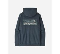 Patagonia - Felpa con cappuccio in policotone riciclato - M's Boardshort Logo Uprisal Hoody Summit Blue per Uomo in Cotone - Taglia S