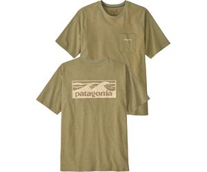 Patagonia - Boardshort pratico per la città - M's Boardshort Logo Pocket Responsibili-Tee Gumtree Green per Uomo in Cotone - Taglia S - Verde