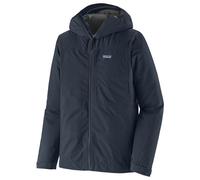 Giacca con cappuccio Patagonia Boulder Fork Rain nero grafite - S