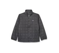 PATAGONIA Boys' Nano Puff Jkt, Forge Grey w/Noble Grey, S Bambino