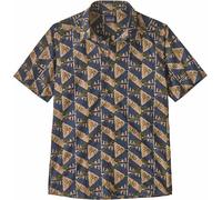 Patagonia - Camicia leggera e traspirante in cotone biologico - M's Go To Shirt Jaguar Geo Dolomite Blue per Uomo in Cotone - Taglia L