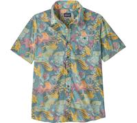 Patagonia - Camicia leggera e traspirante in cotone biologico - M's Go To Shirt Moon Tripper Blue Sage per Uomo in Cotone - Taglia S