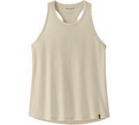 Patagonia - Canottiera da trail leggera e traspirante - W's Cap Cool Trail Tank Dyno White per Donne in Poliestere Riciclato - Taglia S - Beige