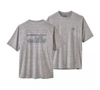 Patagonia - T-shirt traspirante - M's Cap Cool Daily Graphic Shirt '73 Skyline/Feather Grey per Uomo - Taglia M - Grigio Grigio M