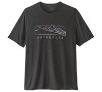 Patagonia - Cap Cool Trail Shirt Stratapeaks - Maglia funzionale M grigio/nero