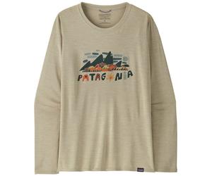 Patagonia Capilene Cool Daily Graphic - maglia a maniche lunghe - donna Light Brown/Blue L
