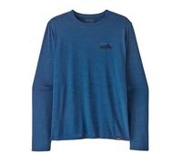 Patagonia - Maglietta a maniche lunghe da uomo - M's L/S Cap Cool Daily Graphic Shirt '73 Skyline: Clement Blue X-Dye per Uomo - Taglia S Blu S