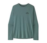 T-Shirt maniche lunghe Patagonia M's L/S Cap Cool Daily Shirt - Cloud Crag (Blue Sage - Light Blue Sage X-Dye) Uomo M