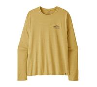 Patagonia Capilene Cool Daily Shirt Cloud Crag l/s Limestone yellow L