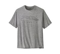 Patagonia - Maglietta traspirante - M's Cap Cool Daily Graphic Shirt Stratapeaks: Feather Grey per Uomo - Taglia M - Grigio Grigio M