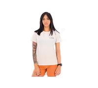 Patagonia - T-shirt da trail leggero e traspirante - W's Cap Cool Trail Shirt Stratapeaks Dyno White per Donne in Poliestere Riciclato - Taglia L - Beige