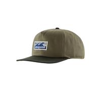 Patagonia - Cappello con visiera curva - Boardshort Label Funfarer Cap Basin Green per Uomo in Cotone - Verde Verde