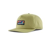 Patagonia - Cappello con visiera curva in cotone biologico e canapa - Boardshort Label Funfarer Cap Gumtree Green in Cotone - Verde