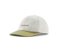 Patagonia - Cappello con visiera curva in cotone biologico - Fitz Roy Icon Trad Cap Text Logo Birch White w/Gumtree Green in Cotone - Beige
