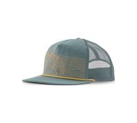 Patagonia - Cappello trucker in cotone biologico - Airfarer Cap Strataspire Stripe Blue Sage in Cotone