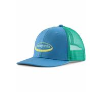 Patagonia - Cappello trucker in cotone biologico - K's Trucker Hat '95 Oval Logo Shore Blue in Cotone