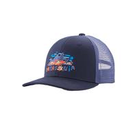 Patagonia - Cappello trucker - K's Trucker Hat Fitz Roy Foliage: New Navy - Blu navy Blu navy