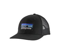 Patagonia - Cappello trucker - P-6 Logo Trucker Hat Black in Cotone - Nero