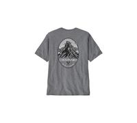 Patagonia chouinard crest pocket responsibili t grey t shirt