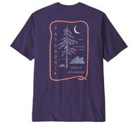 Maglietta da uomo Patagonia M's Clean Climb Roots Responsibili-Tee Taglia: S / Colore: viola