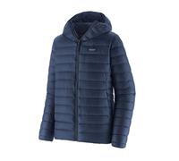 Giacca con cappuccio Patagonia Down Classic Logo blu scuro - M