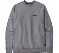 Patagonia - Felpa con cappuccio - Fitz Roy Icon Uprisal Crew Sweatshirt Gravel Heather per Uomo in Cotone - Taglia S - Grigio Grigio S