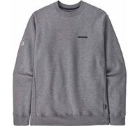 Patagonia - Felpa con cappuccio - Fitz Roy Icon Uprisal Crew Sweatshirt Gravel Heather per Uomo in Cotone - Taglia 156 - Grigio