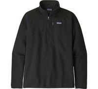 Patagonia - Felpa di pile con zip 3/4 - M's Better Sweater 1/4 Zip Black per Uomo in Poliestere Riciclato - Taglia L - Nero