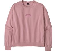 Patagonia - Felpa girocollo in cotone - W's '95 Oval Logo Daily Crew Quiet Violet per Donne in Cotone - Taglia S - Viola