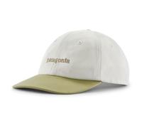 Cappello Patagonia Fitz Roy Icon Trad Cap (Text Logo: Birch White w/Gumtree Green) Unisex Taille unique