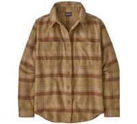 Patagonia Fjord Flannel W - camicia a maniche lunghe - donna S Dark Yellow/Dark Red woman Fair Trade Certified,Cotone Organico/Biologico