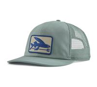 Patagonia - Flying Fish Relaxed Trucker Hat - Cappellino One Size turchese