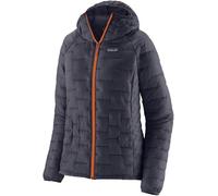 Patagonia - Giacca comprimibile da donna - W's Micro Puff Hoody Smolder Blue w/P6 Blue per Donne in Nylon - Taglia L - Blu navy