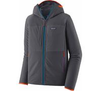 Patagonia - Giacca con cappuccio da uomo elasticizzata e resistente - M's R2 TechFace Hoody Forge Grey per Uomo in Pelle - Taglia XL - Grigio