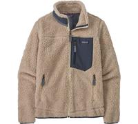 Patagonia - Giacca di pile antivento e traspirante - W's Classic Retro-X Jkt Natural w/Smolder Blue per Donne - Taglia L - Beige