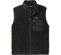 Patagonia - Giacca di pile senza maniche, calda e antivento - M's Classic Retro-X Vest Black w/Black per Uomo - Taglia XL - Nero