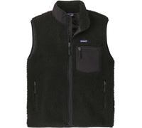 Patagonia - Giacca di pile senza maniche, calda e antivento - M's Classic Retro-X Vest Black w/Black per Uomo - Taglia M - Nero