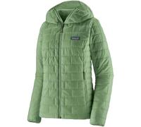 Patagonia - Giacca leggera in PrimaLoft® - W's Nano Puff Hoody Ellwood Green per Donne in Pelle - Taglia S - Verde