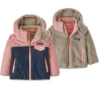 Patagonia - Giacca reversibile - Baby Reversible Tribbles Hoody New Navy w/Mallow Pink in Pelle - Taglia 4a - Rosa