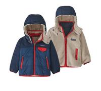 Patagonia Giacca Reversible Tribble hoody Bambino Stone Blue 3