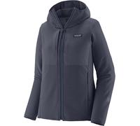Patagonia - Giacca tecnica da donna con cappuccio - W's R2 CrossStrata Hoody Smolder Blue per Donne in Pelle - Taglia S - Blu navy