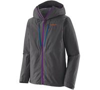 Patagonia - Giacche alpinismo in GORE-TEX ePE - M's Triolet Jkt Forge Grey w/P6 Blue per Uomo in Pelle - Taglia S - Grigio