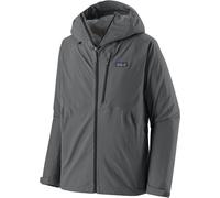 Patagonia - Giacche escursionismo - M's Granite Crest Rain Jkt Forge Grey w/Black per Uomo in Nylon - Taglia S - Grigio