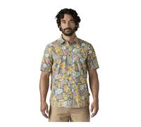 Patagonia Go To M - camicia a maniche corte - uomo M Light Green/Light Blue man Cotone Organico/Biologico,Recycled Polyester,Recycled Materials