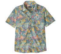 Patagonia - Camicia leggera e traspirante in cotone biologico - M's Go To Shirt Moon Tripper Blue Sage per Uomo in Cotone - Taglia L