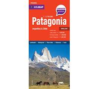 Patagonia info MAP 1:2,750,000 Argentina & Chile