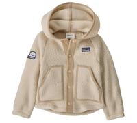 Patagonia - Pile a collo alto - Baby Retro Pile Jkt Live Simply Whale Patch: Dark Natural - Taglia Bambino 5a - Beige